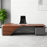 Large size high-end design solid wood CEO office desk modern desk